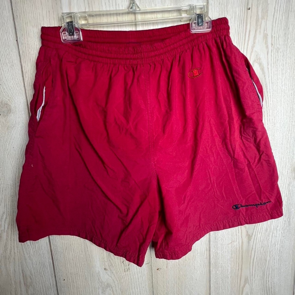 Men's Red Champion Shorts
